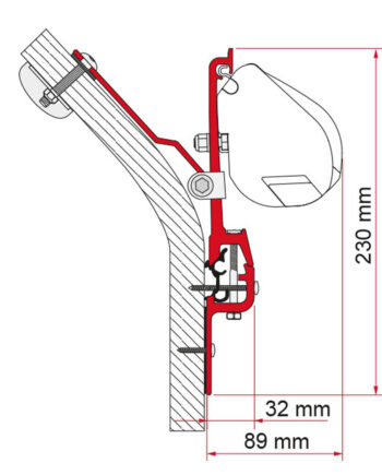 Monteringsbeslag Til F35pro Eriba Touring  98655z009
