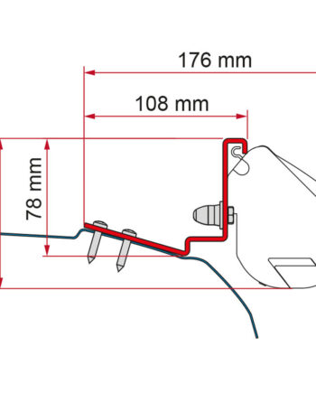 Monteringsbeslag Til F35pro Ford Custom Capland   Capfun   Caplife  98655z027