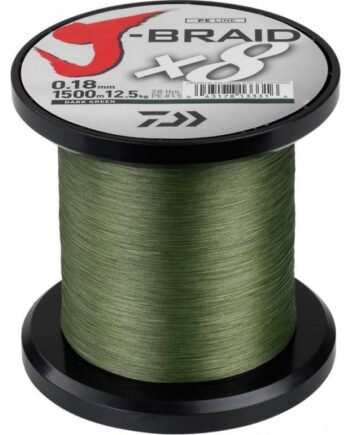 Daiwa  -braid X8 Grøn 1500m