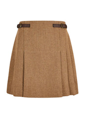 Dubarry Hornbeam Women 39   Pleated Tweed Skirt