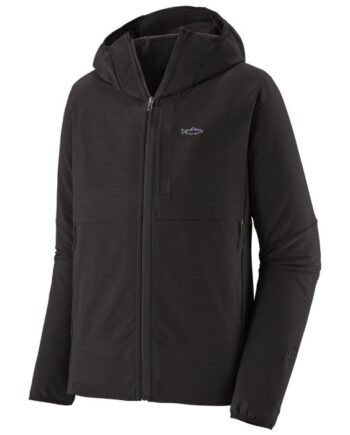 Patagonia     R1 Techface Fitz Roy Trout Hoody Black