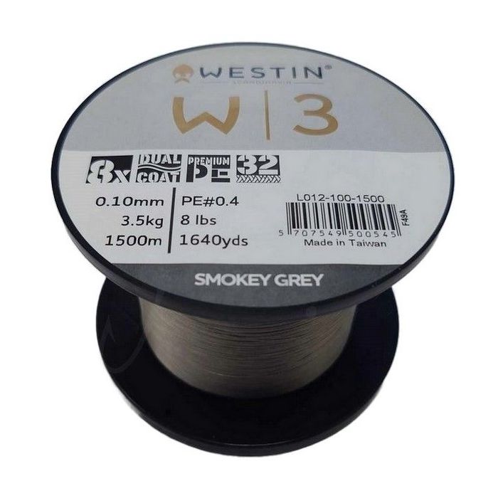 Westin W3  -braid Smokey Grey 1500m
